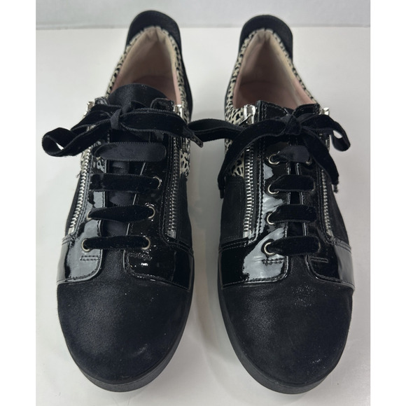 BeautiFeel Women's Lace Up Sneakers Animal Print Shoes Size 38 US 7 - 7.5 - Picture 3 of 12